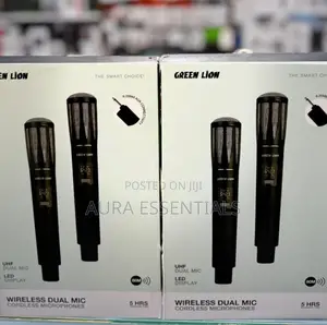 Green Lion Wireless Dual Mic Cordless Microphon