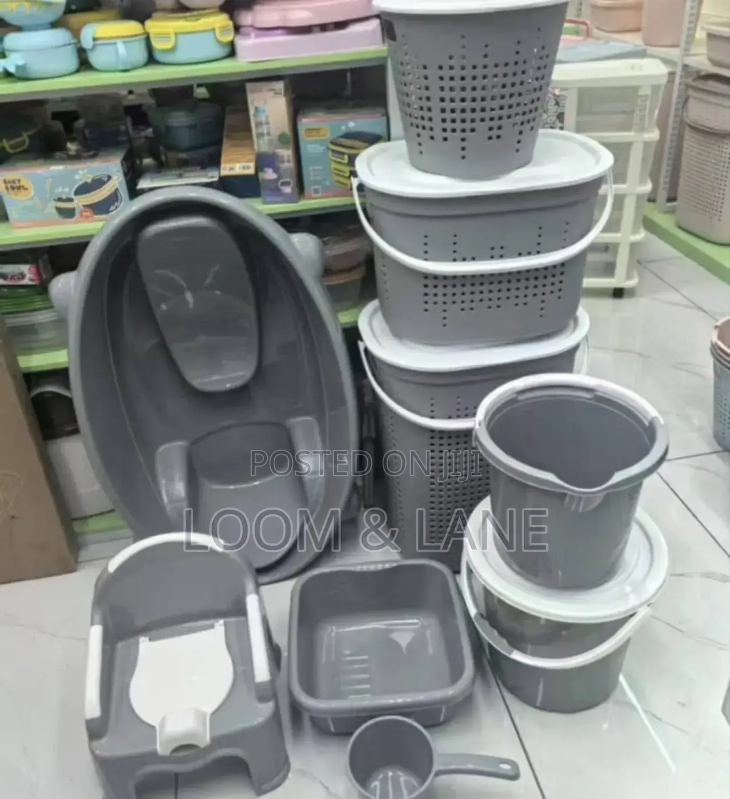 Baby Bath Set With Laundry Baskets