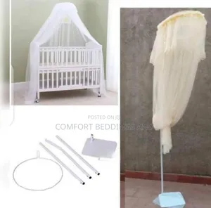 Metallic Stand Baby Cot Mosquito Net