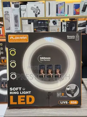 Plokama 22 Inch Soft Led Ring Light (21 Inch) With Usb