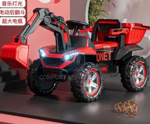 Rechargeable Escavator Toy Car Red