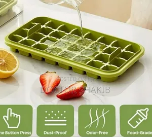 Unique Odor Free Ice Cube Mold With Quick Release Button