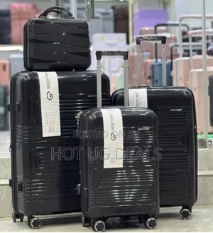 Set Of 4-in-1 Unbreakable Rubber Waterproof Suitcases