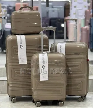 Set Of 4-in-1 Unbreakable Rubber Waterproof Suitcases