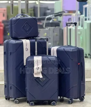 Set Of 4-in-1 Unbreakable Rubber Waterproof Suitcases