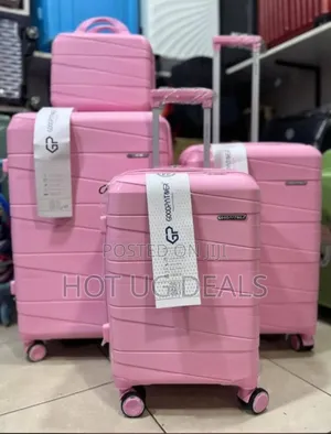 Set Of 4-in-1 Unbreakable Rubber Waterproof Suitcases