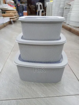 3pcs Stackable Kitchen Storage Containers
