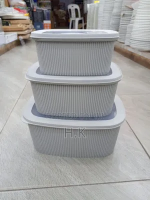 3pcs Stackable Kitchen Storage Containers