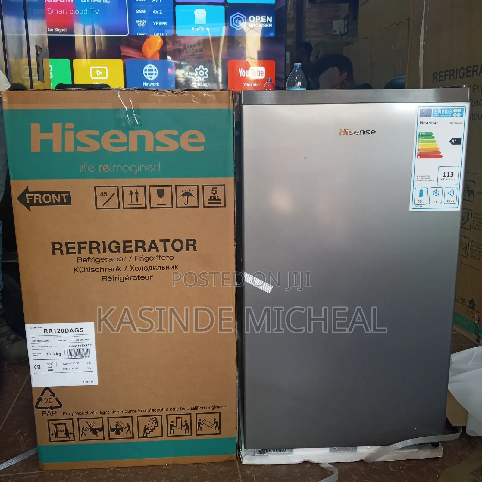 120litres Hisence Refrigerator Single Door