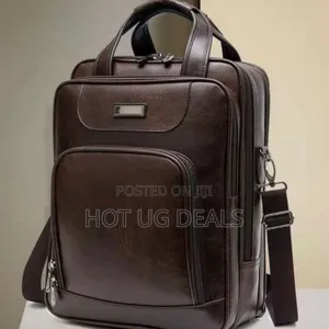 Laptop Leather Backpack Bag