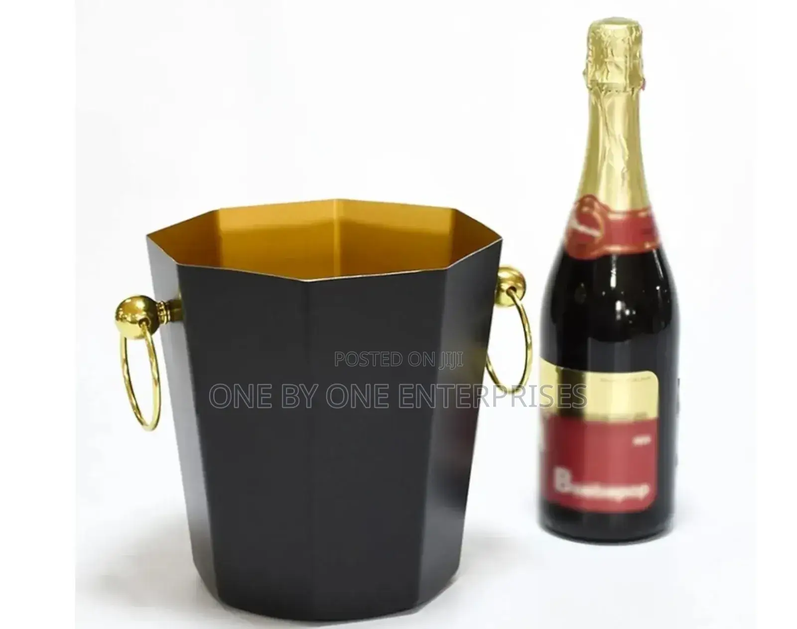 Stainless Steel Ice Bucket With Handle for Champagne.