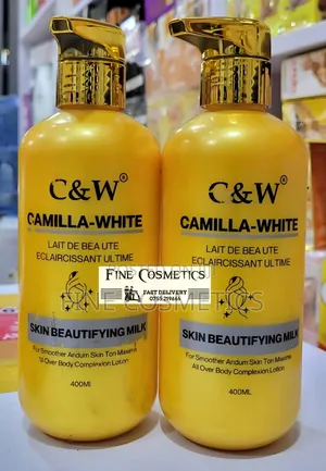 C W Camilla-White Skin Beautifying Body Milk Lotion. 400ml