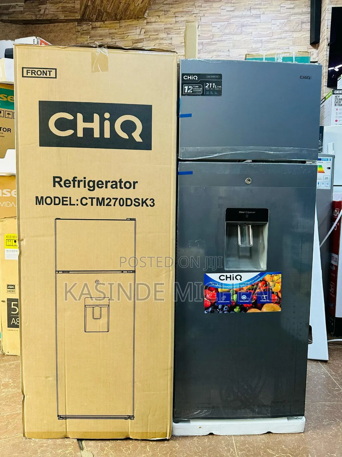 270litres Chiq Refrigerator