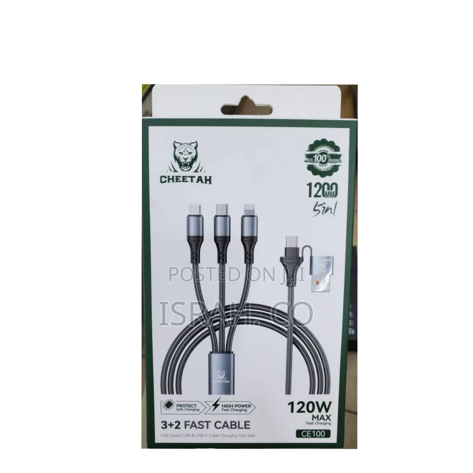 Cheetah 3 in 1 Fast Charging Cable.