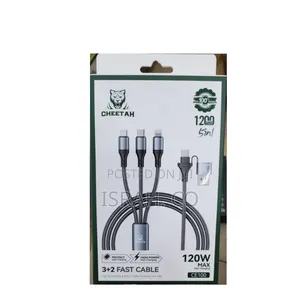 Cheetah 3 in 1 Fast Charging Cable.
