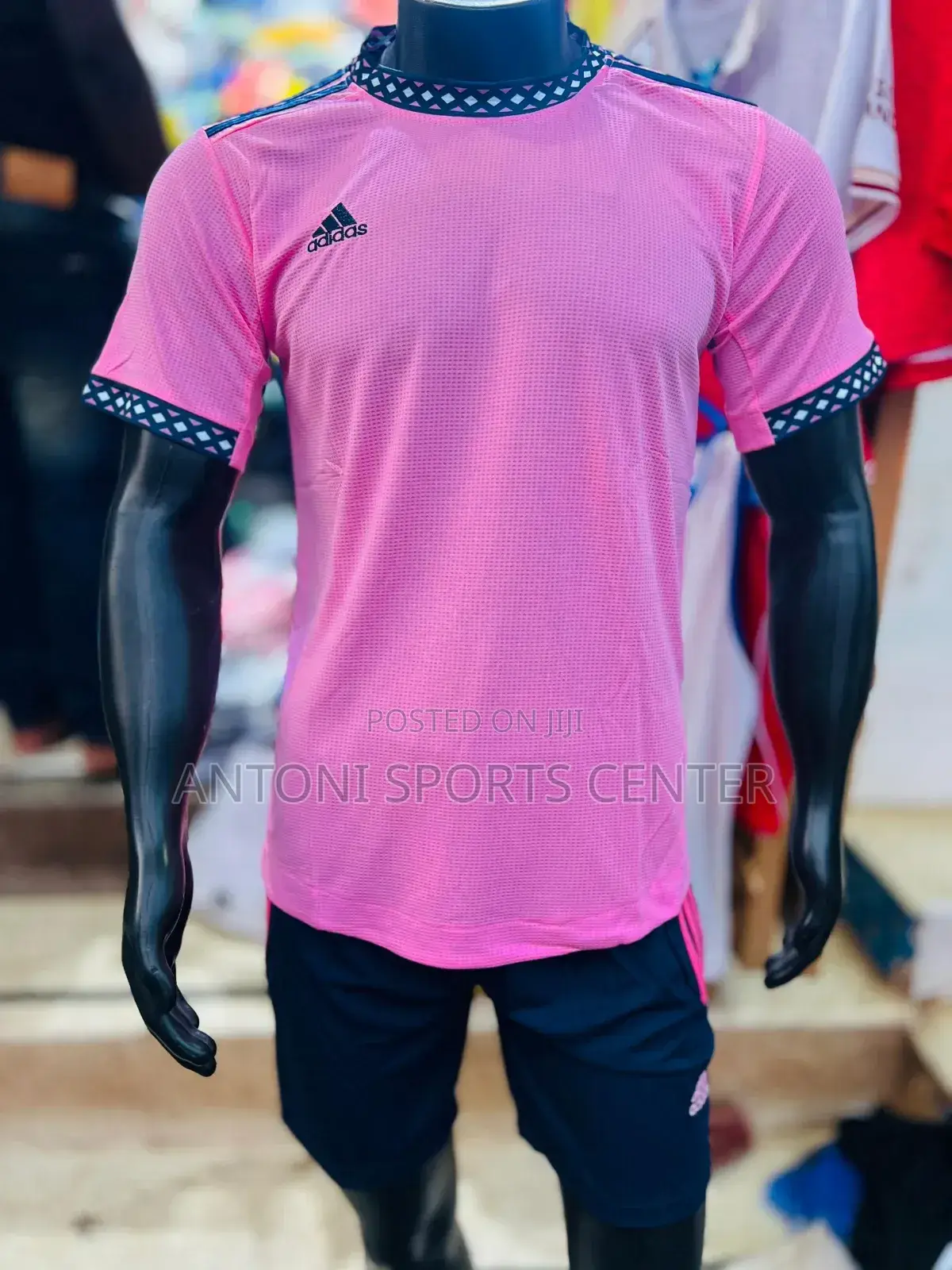 Pink Original Material Adidas Plain
