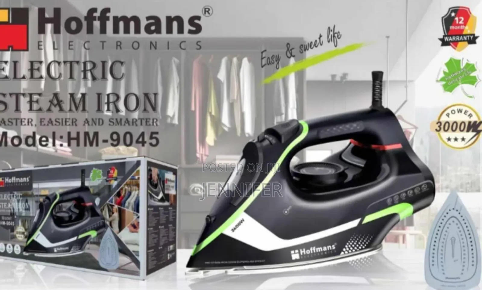 Hm- Modern Hoffmans Steam Iron