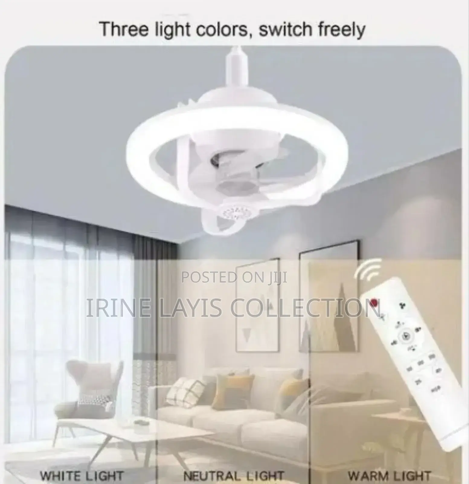 360 Rotational Fan Light