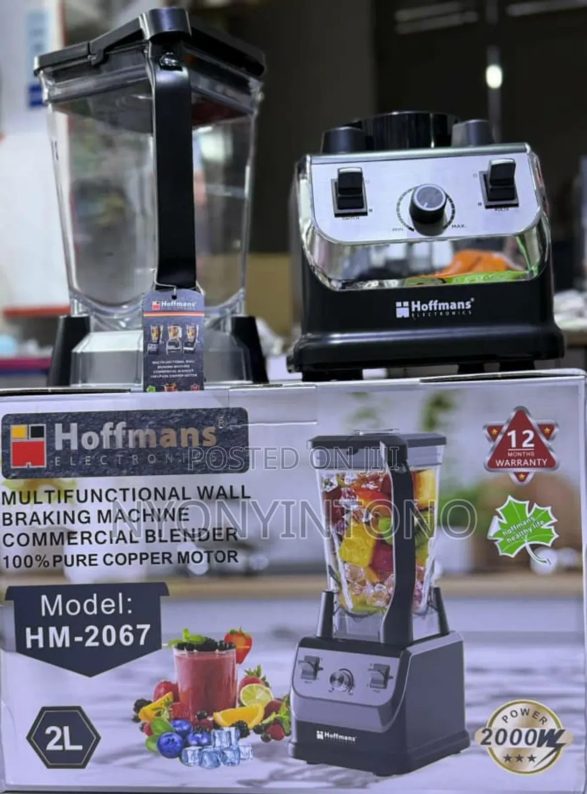 Hoffmans Multi Functional Commercial Blender Hm-2067