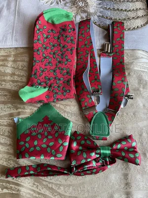 7 Piece Pack Men’S Accessories Set, Necktie,Socks, Etc