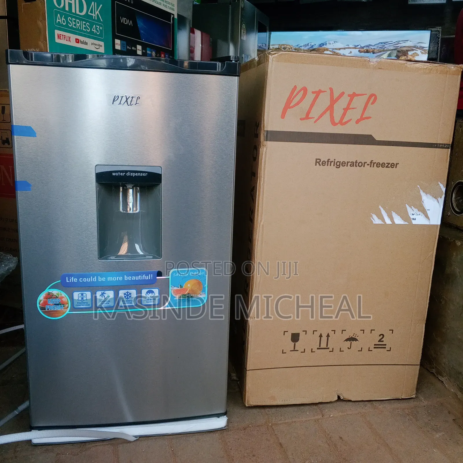 Pixel 120litres Refrigerator With Water Dispenser