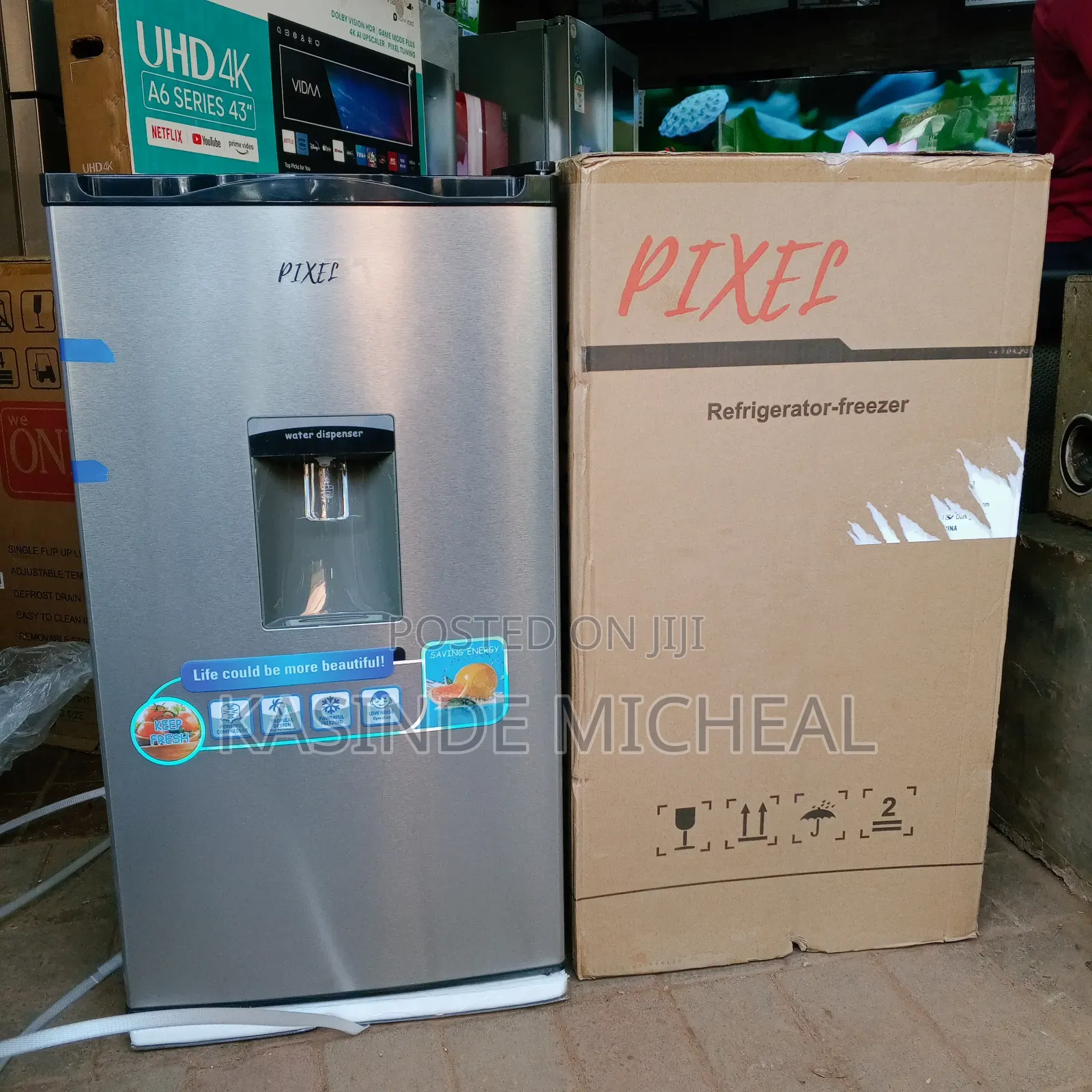 Pixel 120litres Refrigerator With Water Dispenser