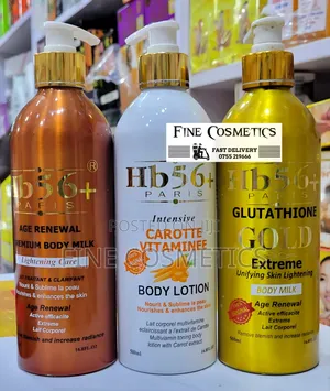 Hb56+ Paris Lotion, Age Renewal,Carrot Vitaminee+Gold Extrem