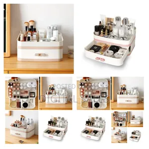 Stackable Vanity Organizer Light Pink