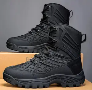 Original Black Mid High A533 Tactical Waterproof Desert Boot