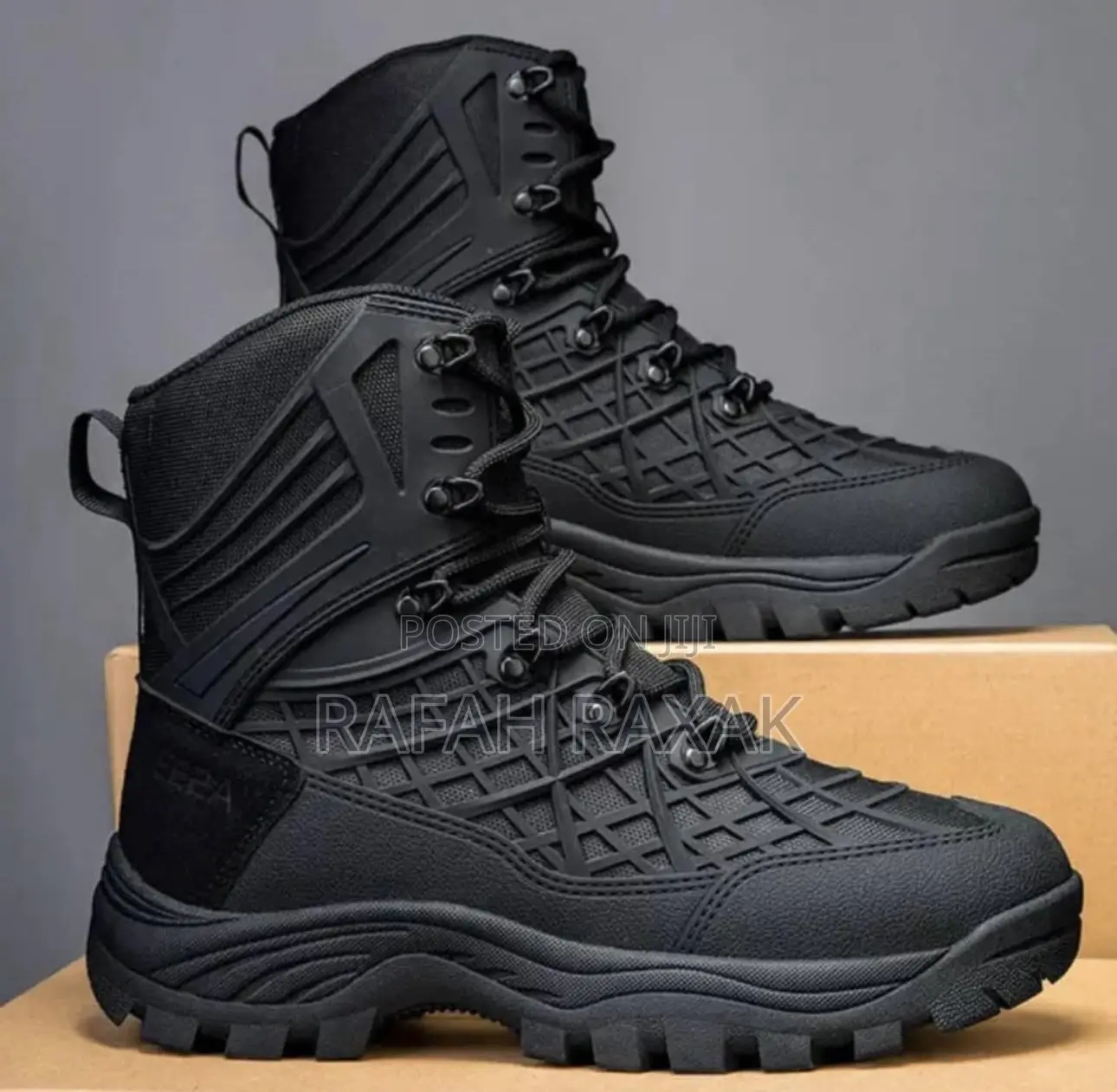Original Black Mid High A533 Tactical Waterproof Desert Boot