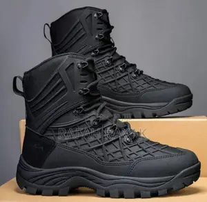 Original Black Mid High A533 Tactical Waterproof Desert Boot