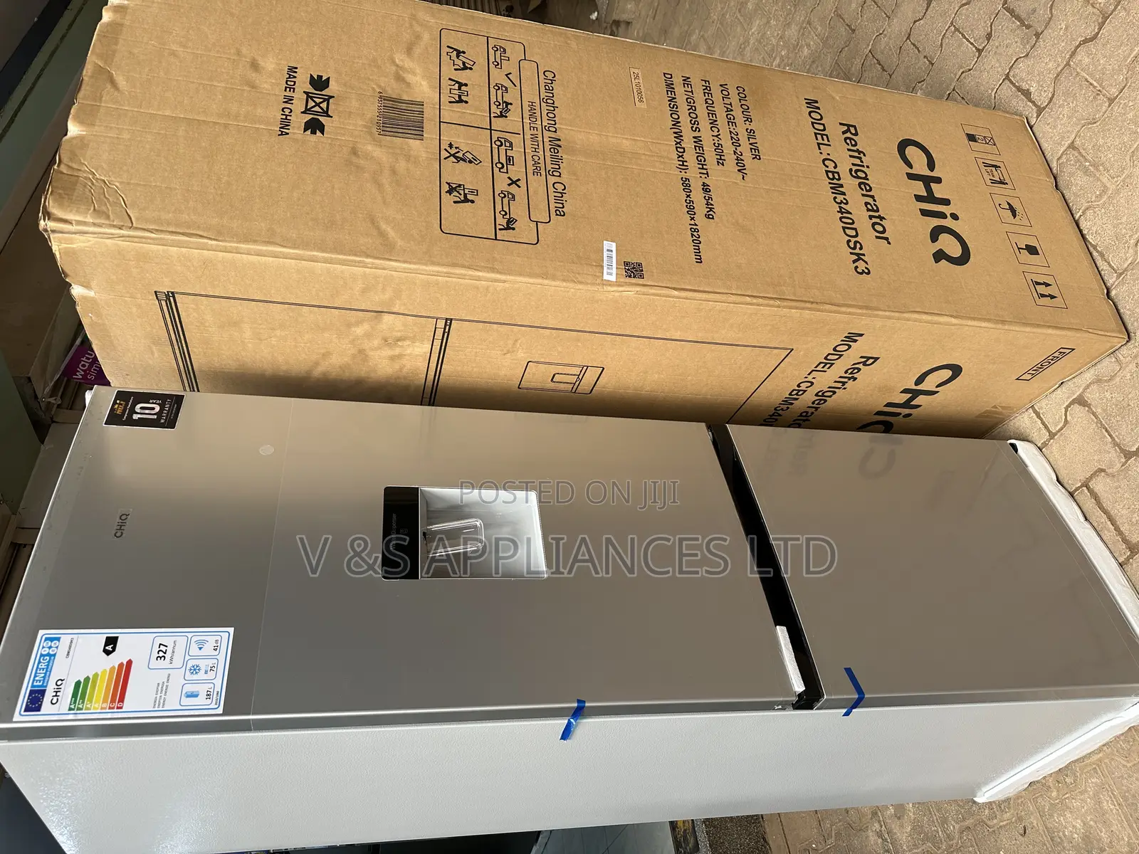 340l New Model Chiq Bottom Freezer