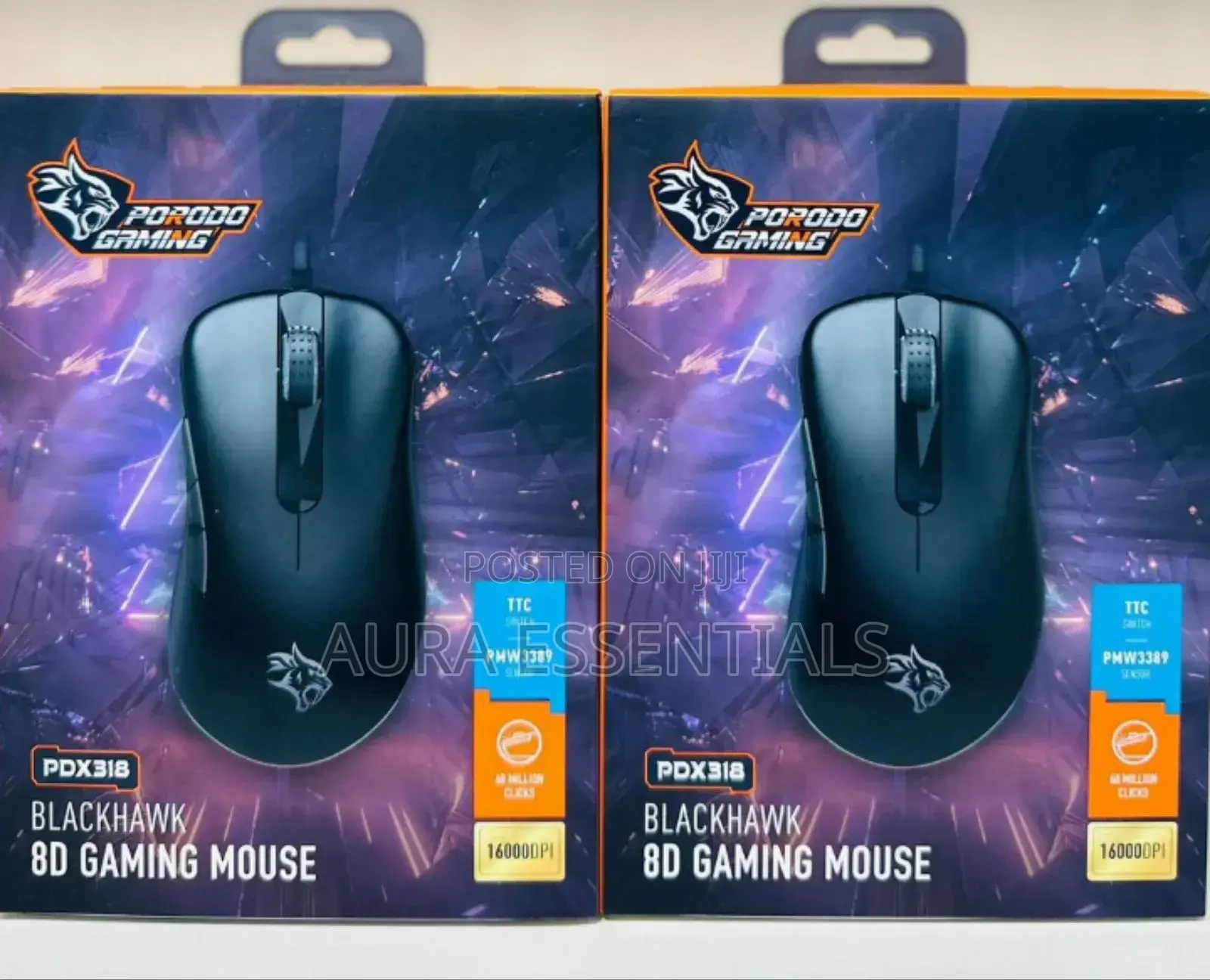Porodo Gaming Blackhawk 8d Wired Gaming Mouse