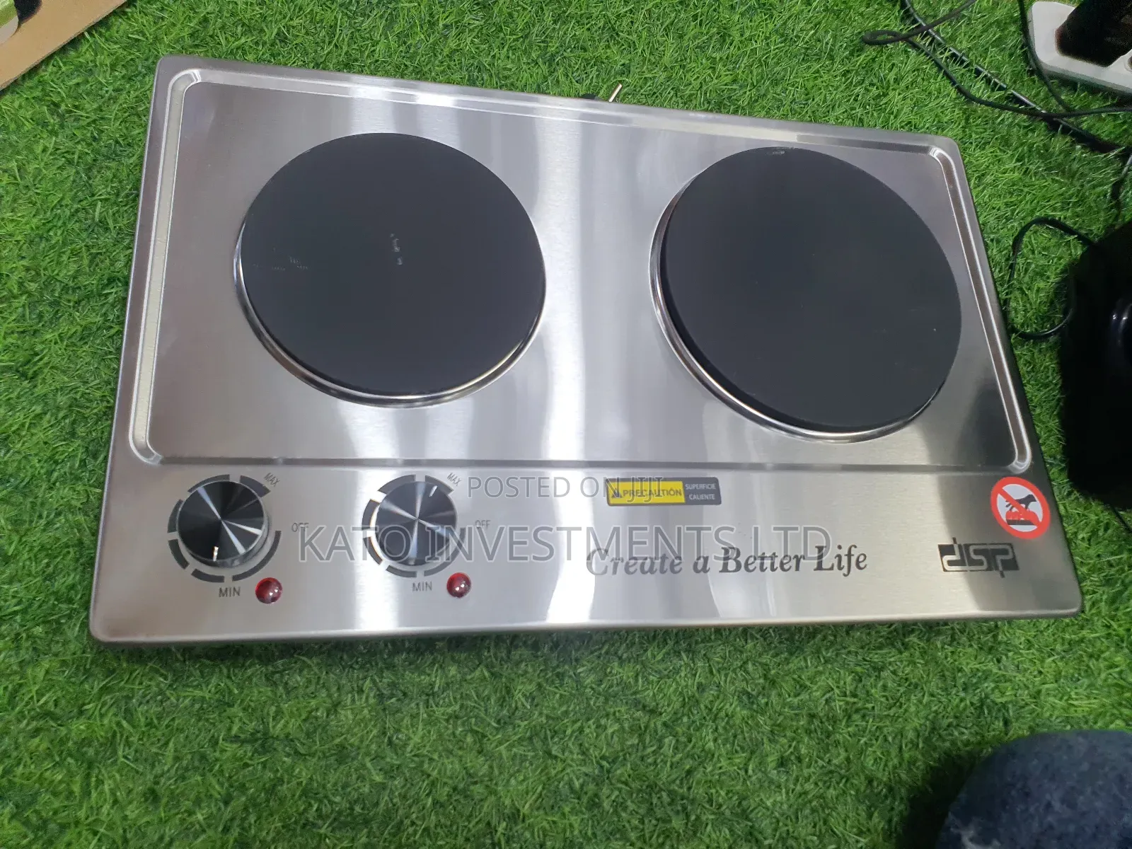 Dsp Double Hot Plate Electric Stove