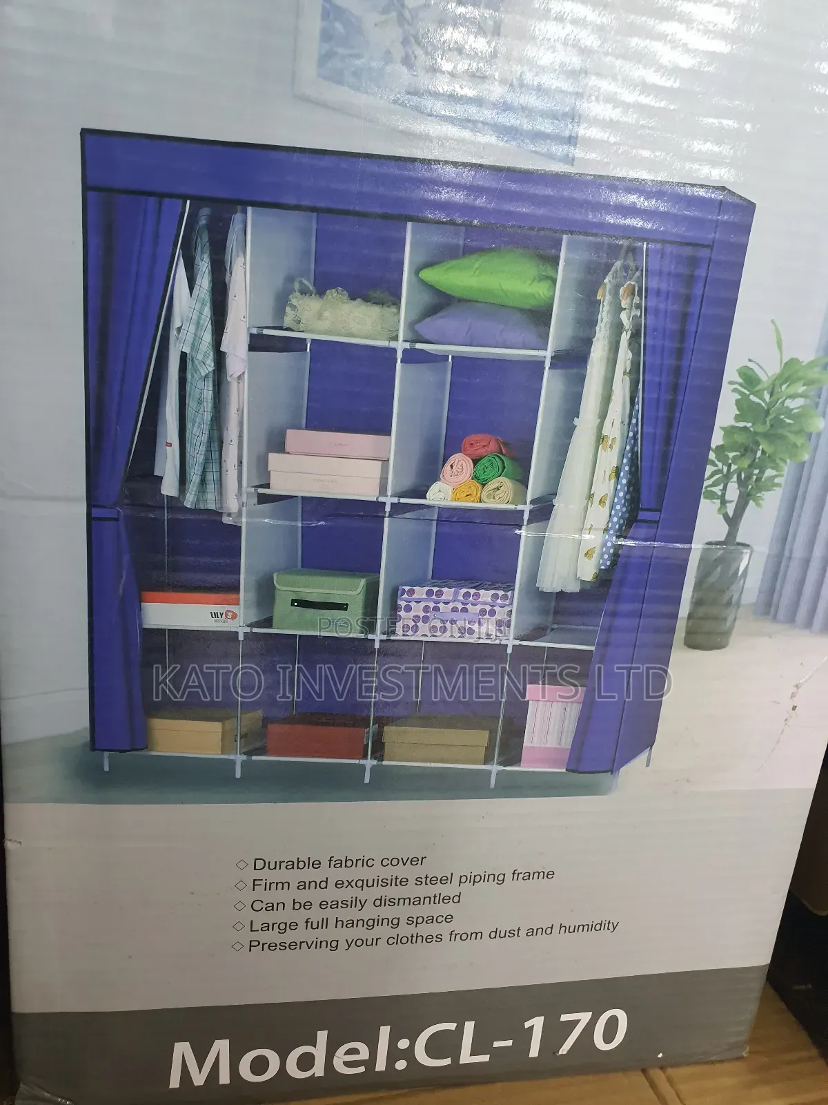 Storage Wardrobe 4 Column [Size:170×45×170]