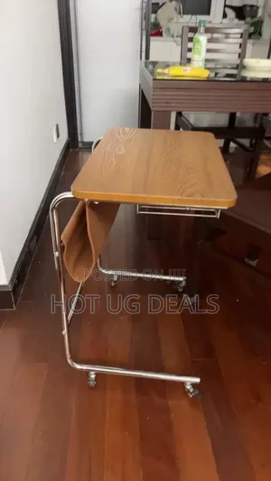 Mobile Rolling Table Sofa Side Table Computer Table