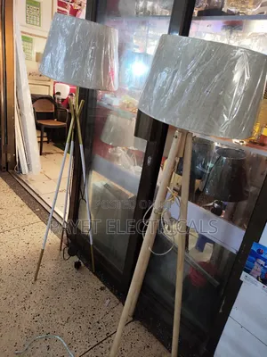 Wooden Floor Standing Lamp Shade