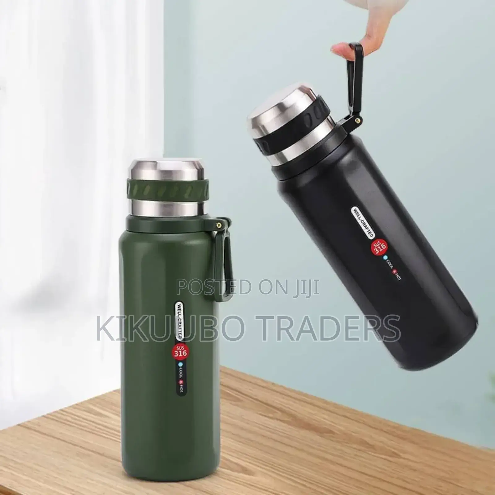 Stainless Steel Portable Water Bottle