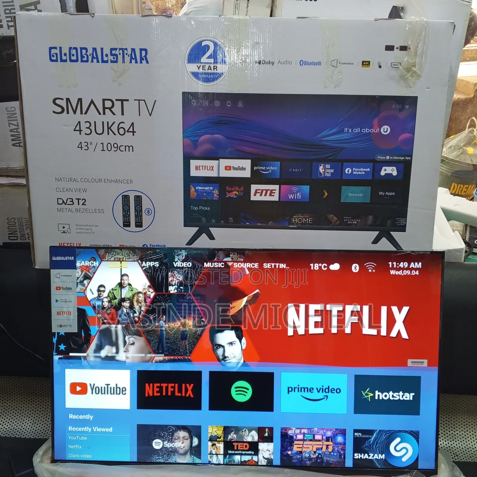 Brand 43inches Globalstar Smart Android Tv