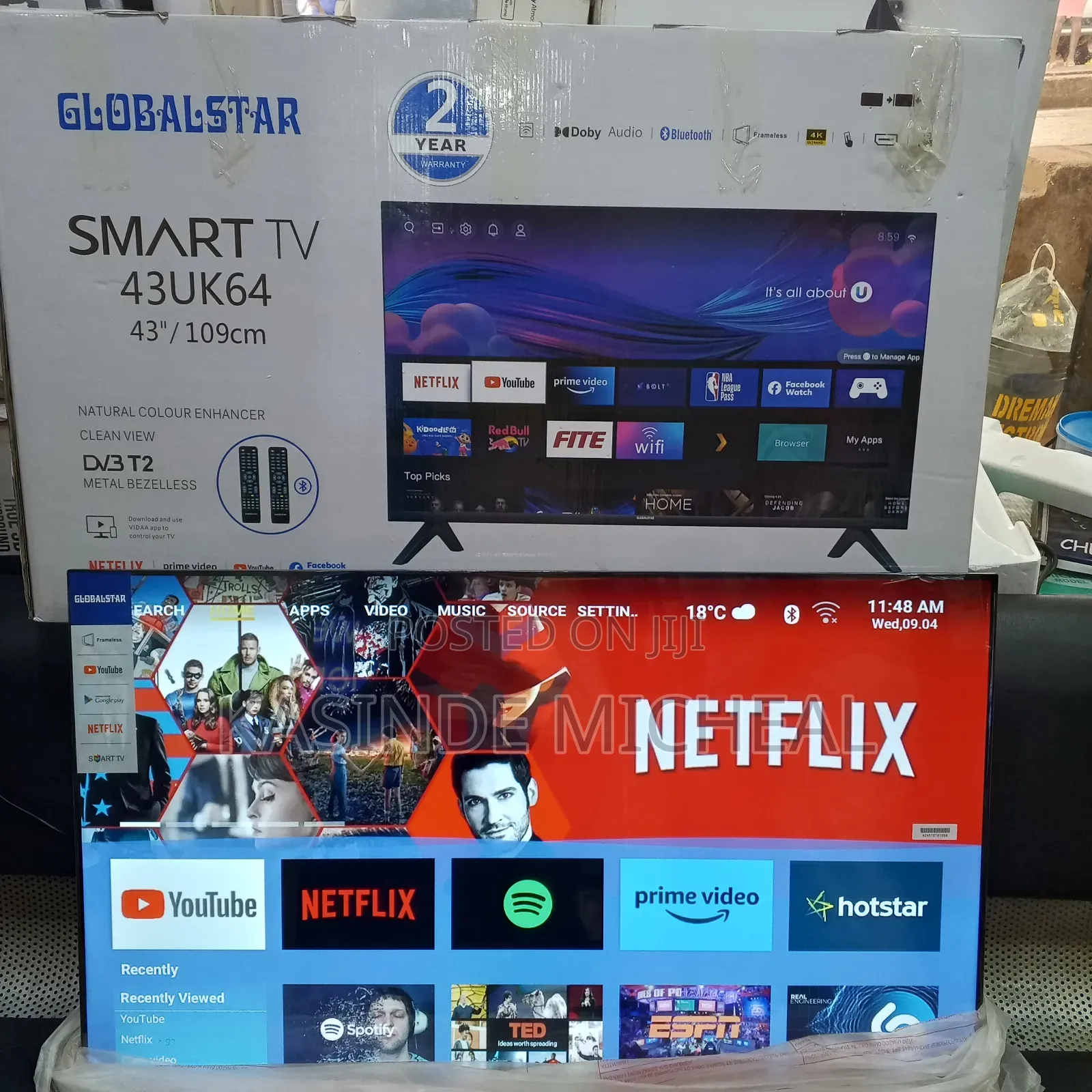 Brand 43inches Globalstar Smart Android Tv