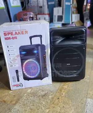 NDR Rechargeable Speaker Q15 With Wireless Microphone.