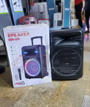 NDR Rechargeable Speaker Q15 With Wireless Microphone.