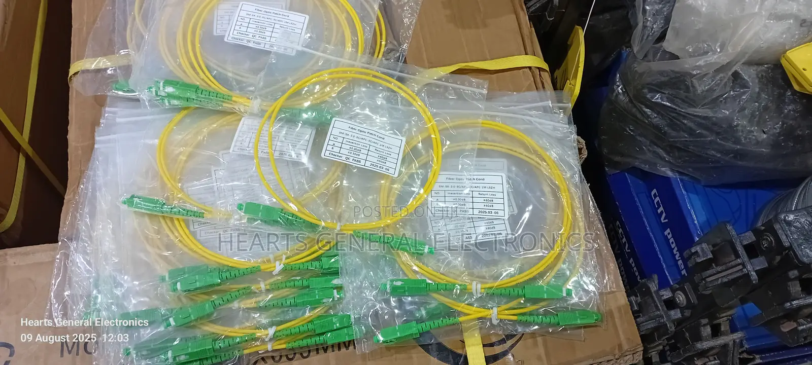 Fiber Patch Cord Apc Sc To Sc 1 Meter