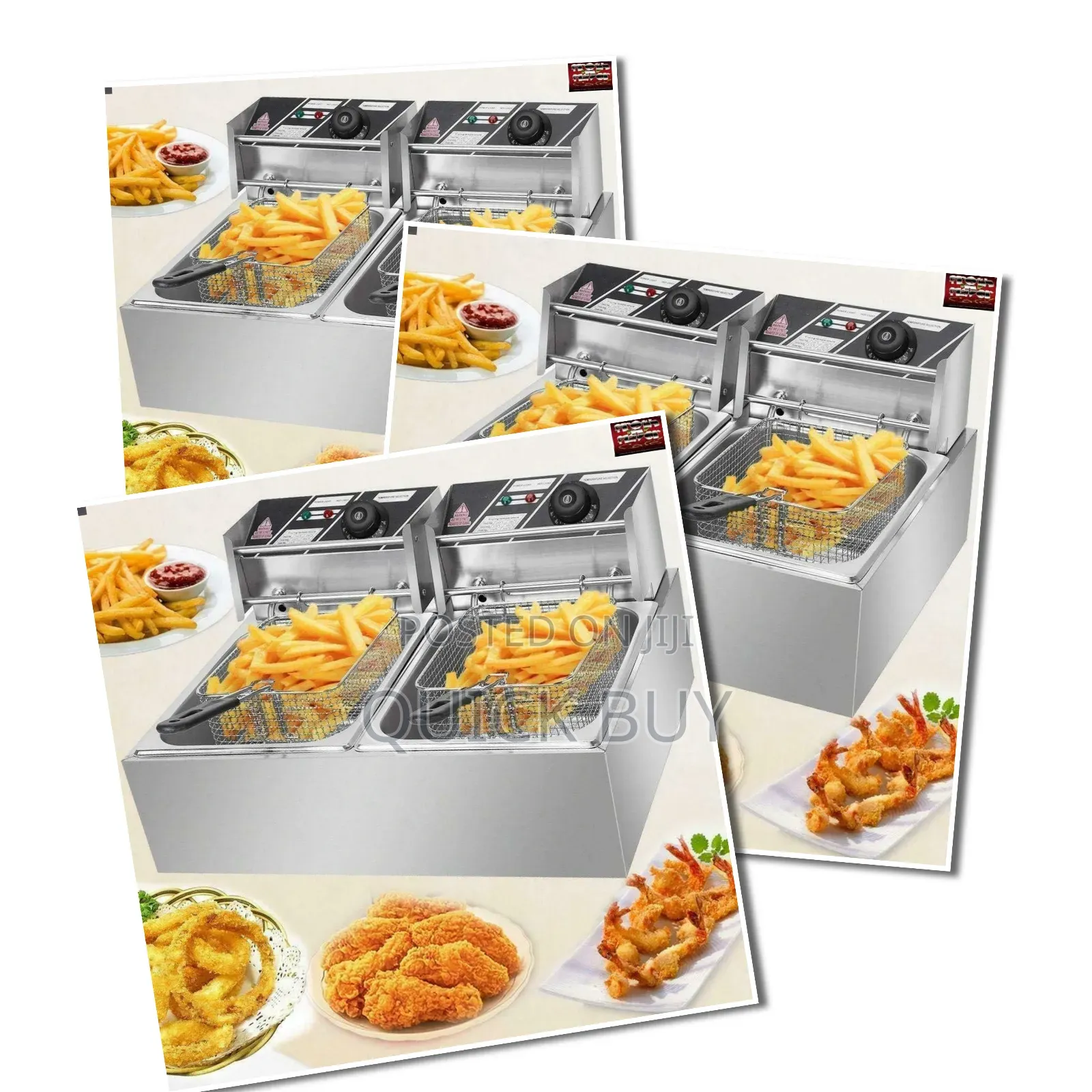 New Design Advanced Double Deep Fryer