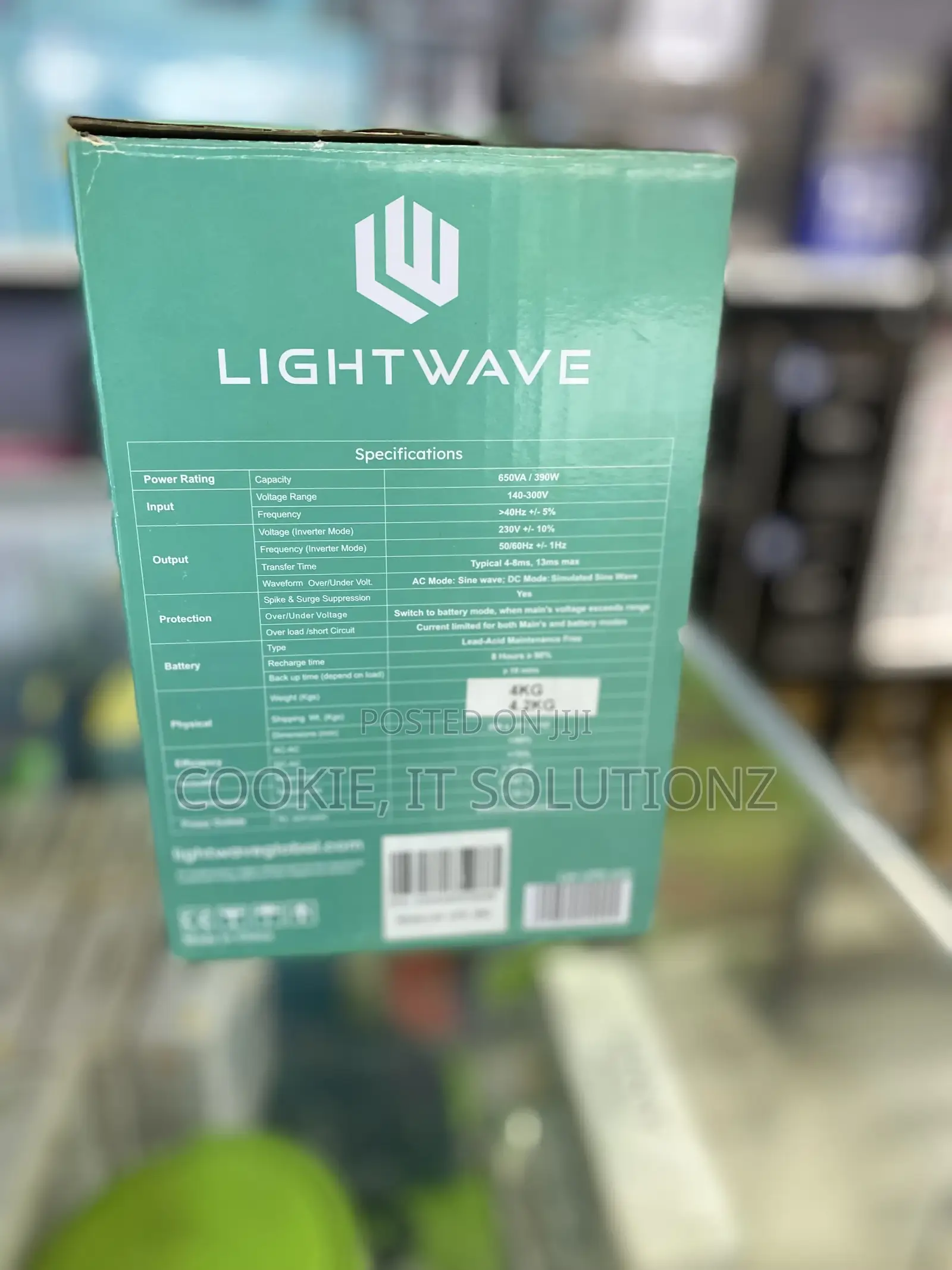 Light Wave Ups 650v Powerbackup