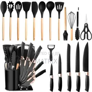 Big Kitchen Utensils Set and Knives Set,