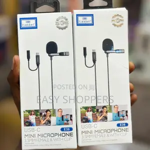 Earldom E39 Type C Mini Microphone Aux Female With Clip