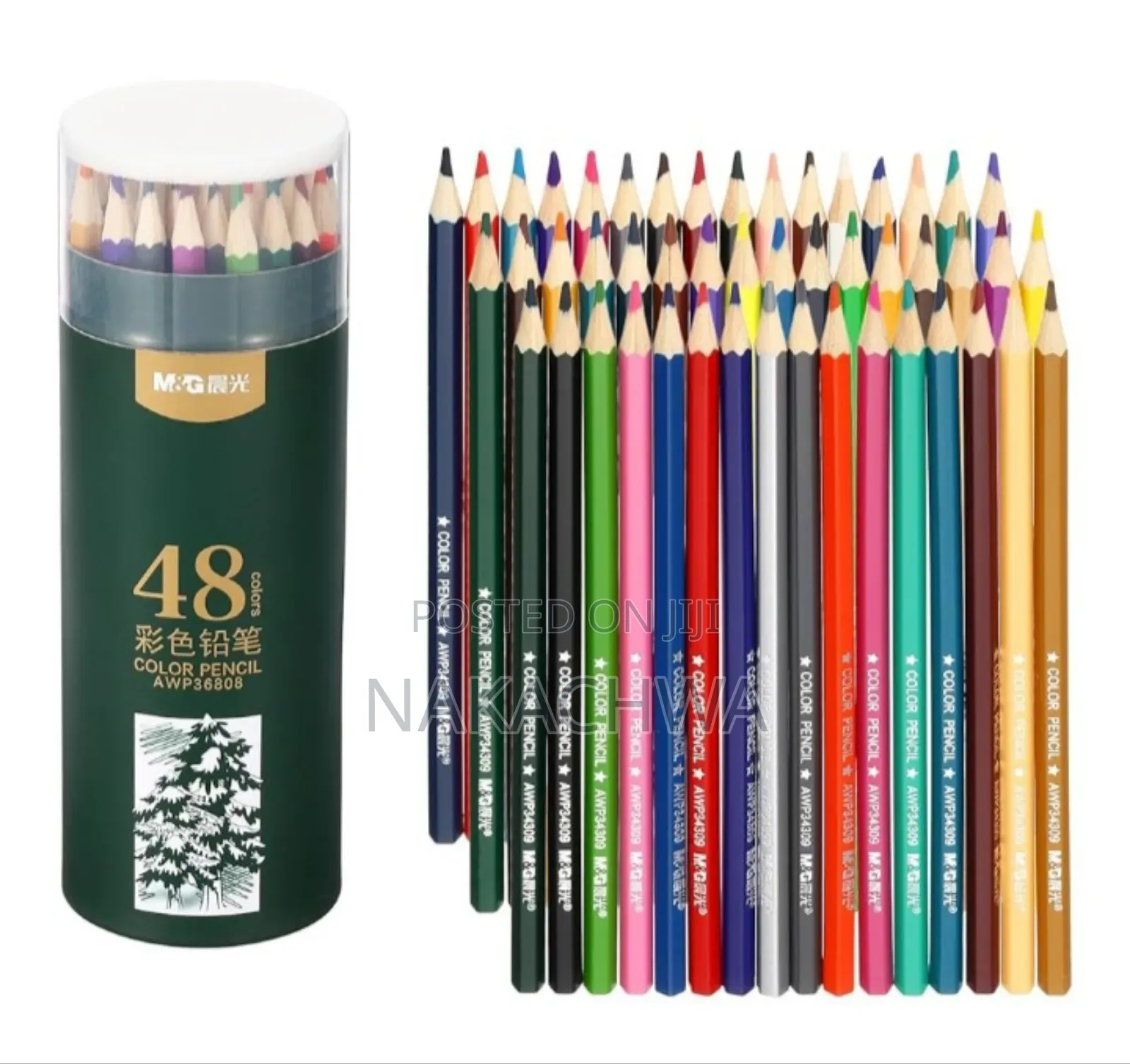 M and G 48 Colors Coloured Pencils