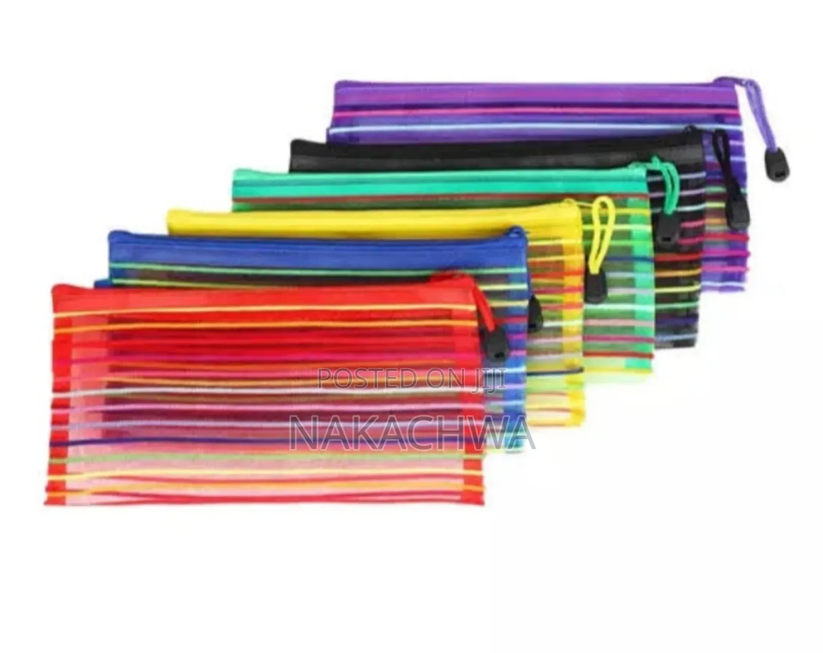 Rainbow Colour Pencil Bags of 12pic