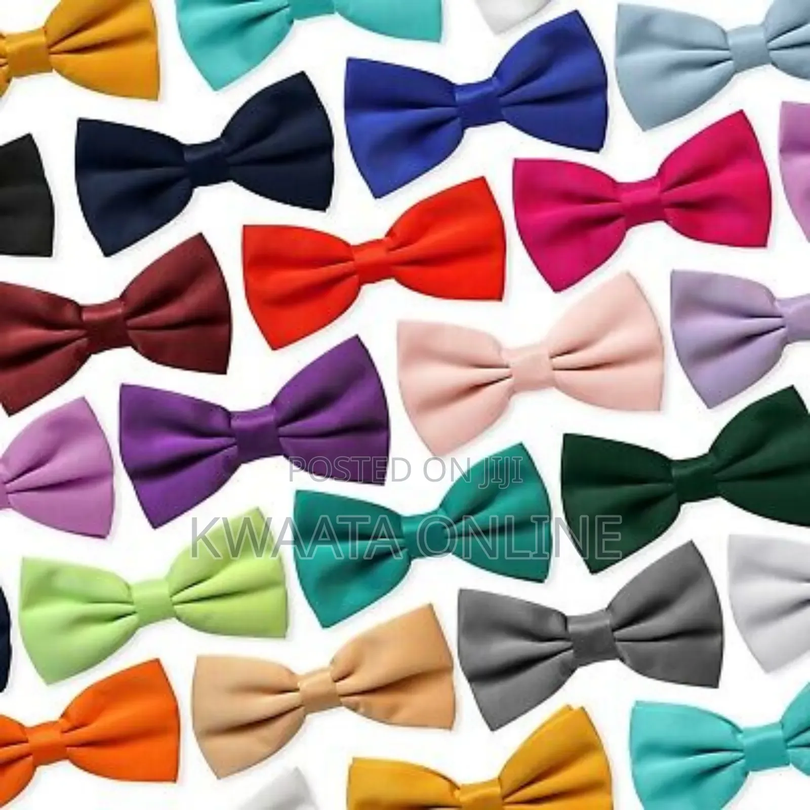 1 Pc Mens Tuxedo Solid Color Satin Classic Pre-tied Bow Tie